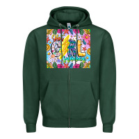 Sports Green hot girl summer Zipper Hoodie - CowhideDigitalArt