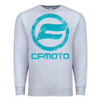 Heather Grey CF Moto Vintage UTV ATV SXS original off road Gift Long Sleeve Premium Sweatshirt - lanVoArt