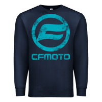 Navy CF Moto Vintage UTV ATV SXS original off road Gift Long Sleeve Premium Sweatshirt - lanVoArt