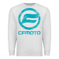 Oatmeal Heather CF Moto Vintage UTV ATV SXS original off road Gift Long Sleeve Premium Sweatshirt - lanVoArt