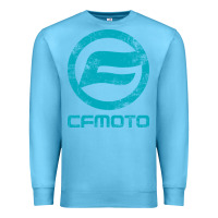 Ocean Blue CF Moto Vintage UTV ATV SXS original off road Gift Long Sleeve Premium Sweatshirt - lanVoArt