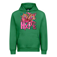 Emerald hope with woman hands Urban Hoodie - AdoDesignShop