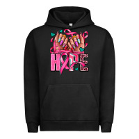Pigment Black hope with woman hands Urban Hoodie - AdoDesignShop