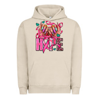 Pigment French Oak hope with woman hands Urban Hoodie - AdoDesignShop