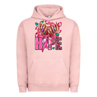 Pigment Salmon hope with woman hands Urban Hoodie - AdoDesignShop