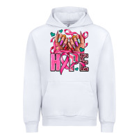 White hope with woman hands Urban Hoodie - AdoDesignShop