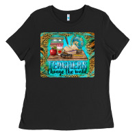 Black teachers change the world mousepad Ladies Tee - BarkalooDesign