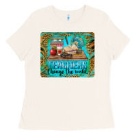 Bone teachers change the world mousepad Ladies Tee - BarkalooDesign