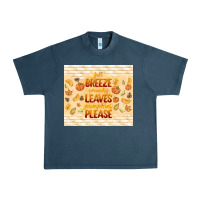 Midnight Navy fall breeze crunchy leaves Urban Heavy Tee - TumblerDesignByShophia