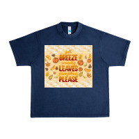 Fall Breeze Crunchy Leaves Urban Heavy Tee | Teevron