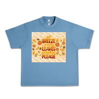 Pebble Blue fall breeze crunchy leaves Urban Heavy Tee - TumblerDesignByShophia