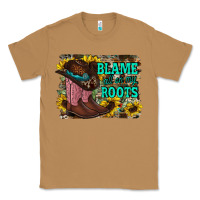 Toasted Coconut blame all on my roots Classic Tee - RacoonDesign