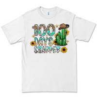 White 100 days sharfer Premium Tee - SublimationCraftShop