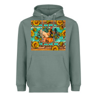 Sage Fall coop animals pumpkin Heavyweight Hoodie - Artiststas