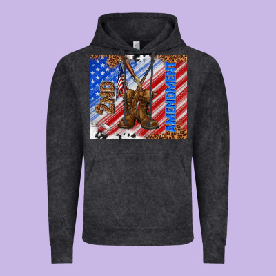 Second Amendment Vintage Hoodie Designed By Tumblerdesignbyshophia