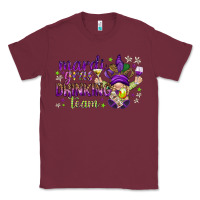 Burgundy Mardi Gras Day Nurse Classic Tee - NancyCooperArtShop