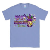 Colony Blue Mardi Gras Day Nurse Classic Tee - NancyCooperArtShop