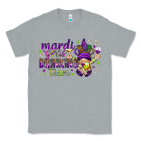 Heather Grey Mardi Gras Day Nurse Classic Tee - NancyCooperArtShop