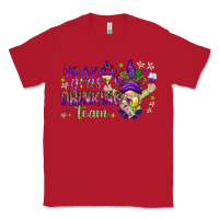 Red Mardi Gras Day Nurse Classic Tee - NancyCooperArtShop
