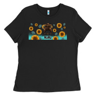 Black western mama messy bun Ladies Tee - Jasminsmagicworld