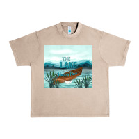 French Oak the lake is my happy place Urban Heavy Tee - TumblerDesignByShophia