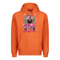 Carrot Pink Christmas Truck Gnome Premium Hoodie - FaDigitalArtStudio