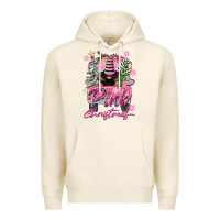 Tofu Pink Christmas Truck Gnome Premium Hoodie - FaDigitalArtStudio
