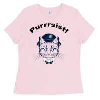 Bubblegum Pink Purrrsist Ladies Tee - Bettercallsaul