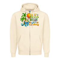 Sandshell Is It Summer Break Zipper Hoodie - CowhideDigitalArt