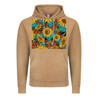 Vintage Camel rustic sunflowers Vintage Hoodie - TumblerDesignByShophia