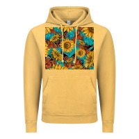 Vintage Mustard rustic sunflowers Vintage Hoodie - TumblerDesignByShophia
