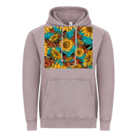 Rustic Sunflowers Vintage Hoodie | Teevron