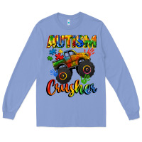 Colony Blue autism crusher Long Sleeve Tee - CowGirlArtShop