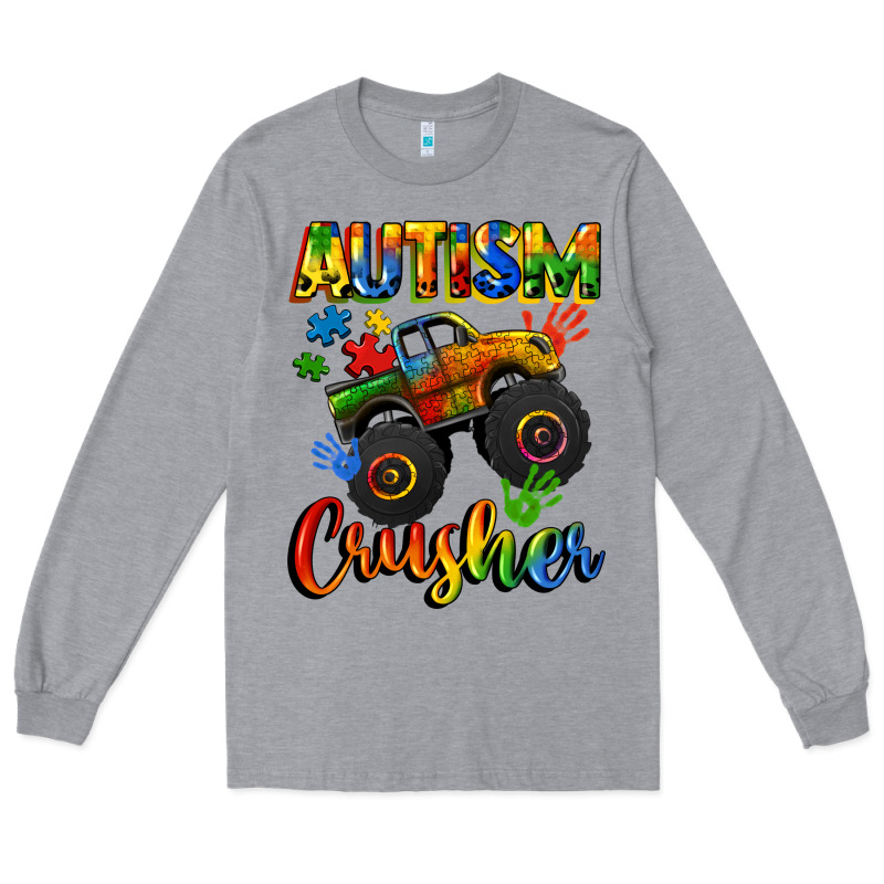 Autism Crusher Long Sleeve Tee by CowGirlArtShop | Teevron