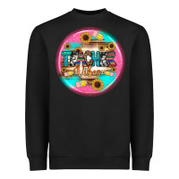 Black teacher vibe earrings Heavyweight Sweatshirt - BundleAndBundleShop