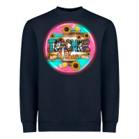 Navy teacher vibe earrings Heavyweight Sweatshirt - BundleAndBundleShop