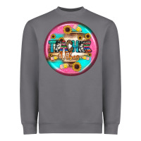 Teacher Vibe Earrings Heavyweight Sweatshirt | Teevron