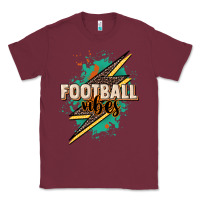 Burgundy Football vibes Classic Tee - NancyCooperArtShop