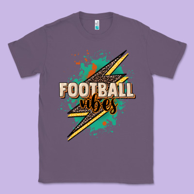 Football Vibes Classic Tee Designed By Nancycooperartshop