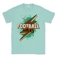 Seafoam Football vibes Classic Tee - NancyCooperArtShop