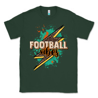 Sports Green Football vibes Classic Tee - NancyCooperArtShop