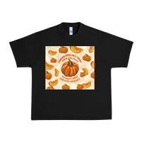 Black pumpkin spice fall leaves Urban Heavy Tee - TumblerDesignByShophia