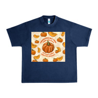 Navy pumpkin spice fall leaves Urban Heavy Tee - TumblerDesignByShophia