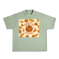 Oil Green pumpkin spice fall leaves Urban Heavy Tee - TumblerDesignByShophia