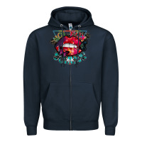 Navy hot mom summer Zipper Hoodie - CowhideDigitalArt