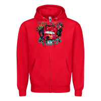 Red hot mom summer Zipper Hoodie - CowhideDigitalArt
