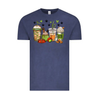 Vintage Denim dog mom coffee Vintage Tee - Jasminsmagicworld