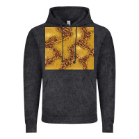 Vintage Black gold glitter with leopard pattern Vintage Hoodie - TumblerDesignByShophia