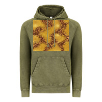 Vintage Olive gold glitter with leopard pattern Vintage Hoodie - TumblerDesignByShophia