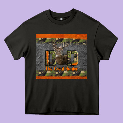 Western Dad The Great Hunter Heavy Core Tee Designed By Lillyallendesigns